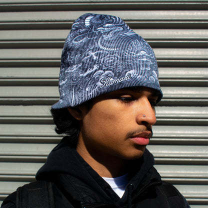 Onyx Satin Beanie